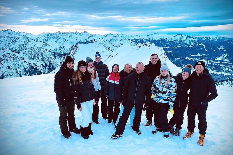 Teamausflug zum Jahresauftakt in die Berge