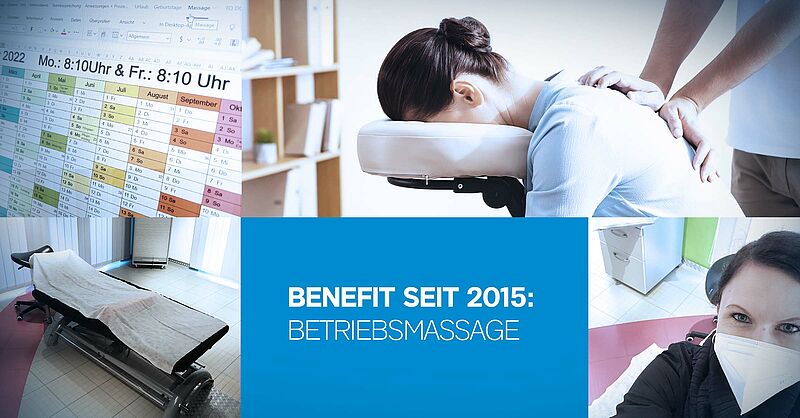 Benefit seit 2015 - Betriebsmassage