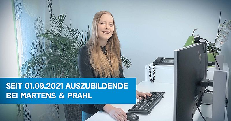 Bild von Auszubildender Linda - Seit 01.09.2021 Auszubildende bei Martens & Prahl